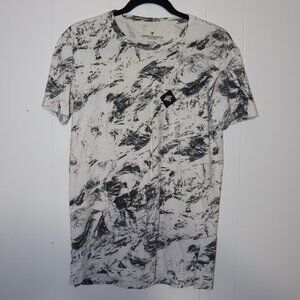 💛 2 for $15 💛 American Eagle Abstract Print‎ T-Shirt – White/Grey (Men’s XS)